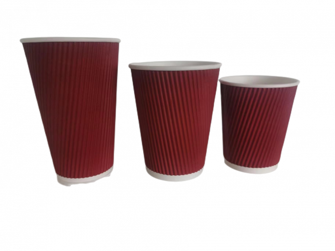 ripple wall paper disposable cup hot coffee wall take away cup